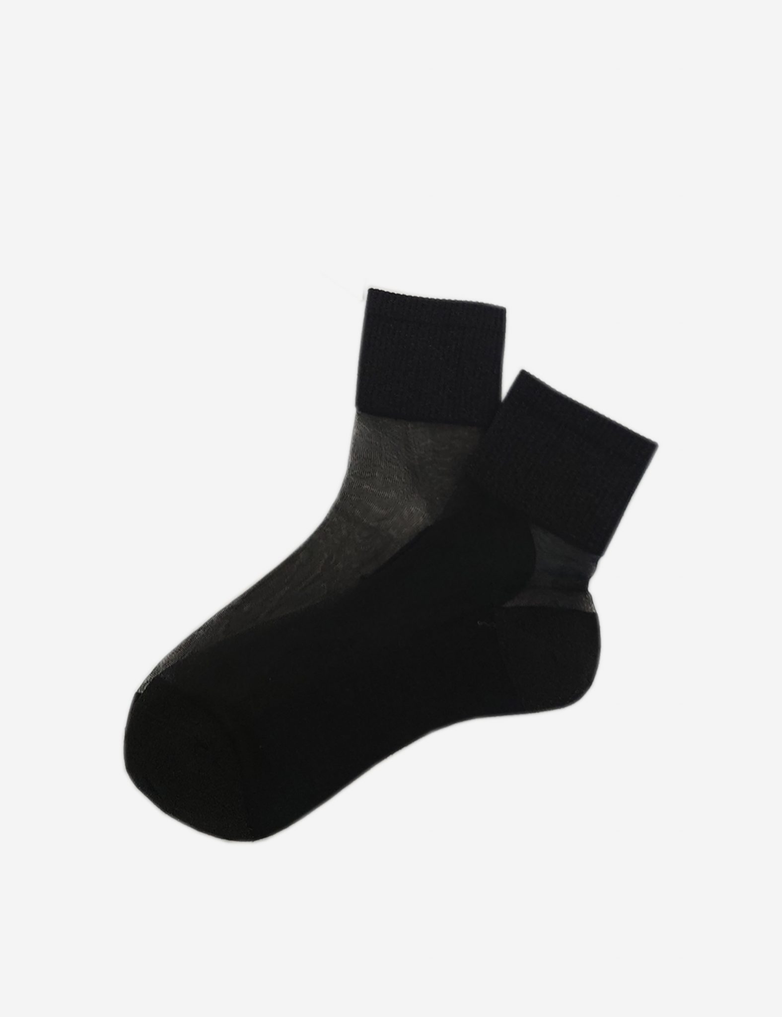 LAN Curated | UNIQ-LY | socks_black sheer